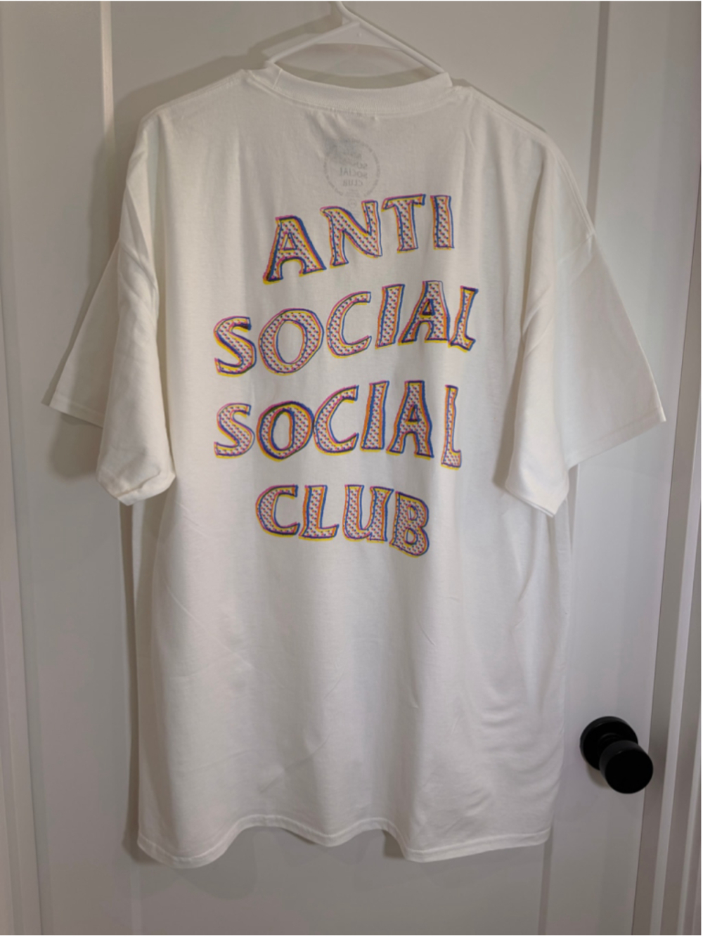 Anti Social Social Club ASSC Blurred Lines Graphic Logo T-Shirt Size XXL NWT